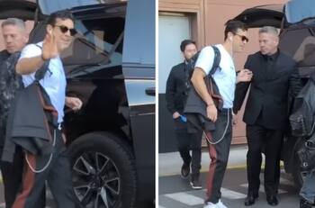 Así fue la llegada de Mario Casas a Chile: ¿A qué vino el actor español?