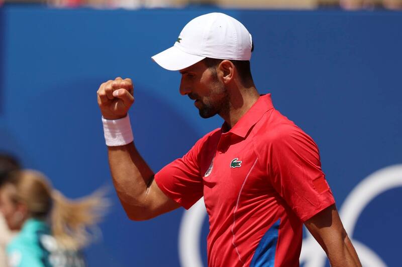 Novak Djokovic venció a Rafael Nadal en Paris 2024. Foto: Agencia EFE.
