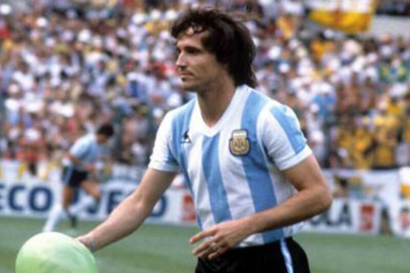 Daniel Bertoni, campeón del mundo con Argentina.