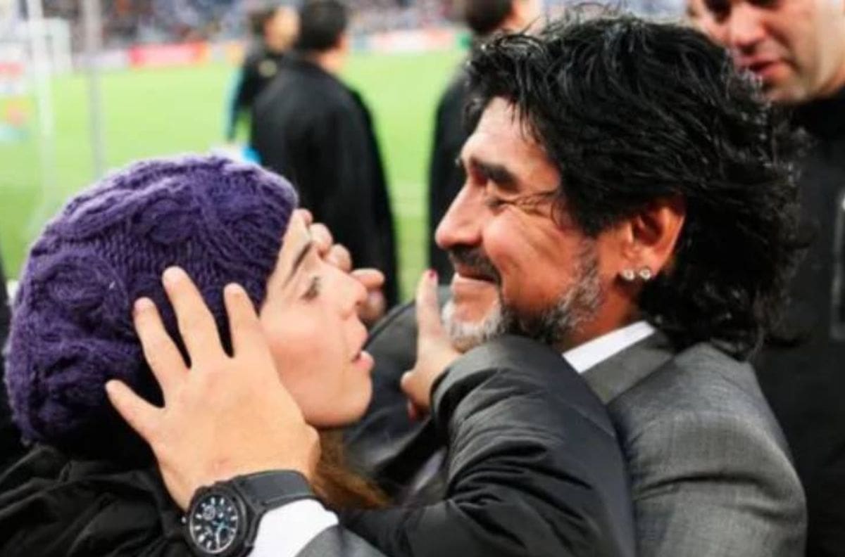 Dramático: La desgarradora despedida de Dalma Maradona a su padre