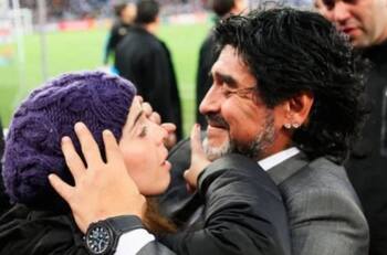 Dramático: La desgarradora despedida de Dalma Maradona a su padre