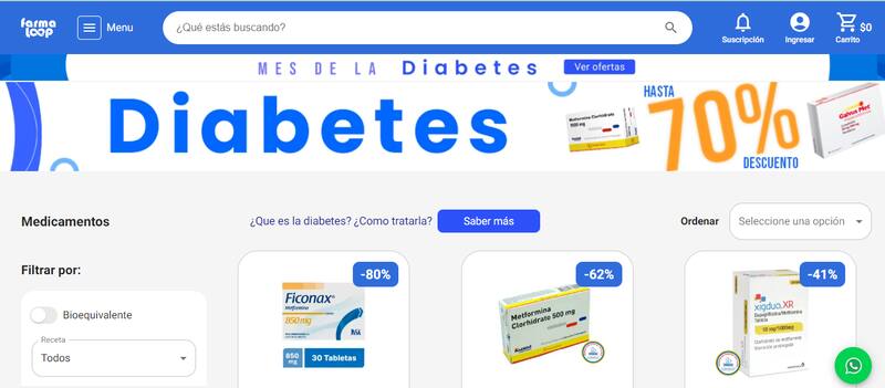 Conoce los descuentos que tiene Farmaloop.