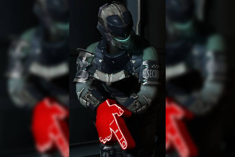 Obtener el arma dedo de espuma requiere superar el Modo Imposible del juego. Créditos: Dead Space Wiki