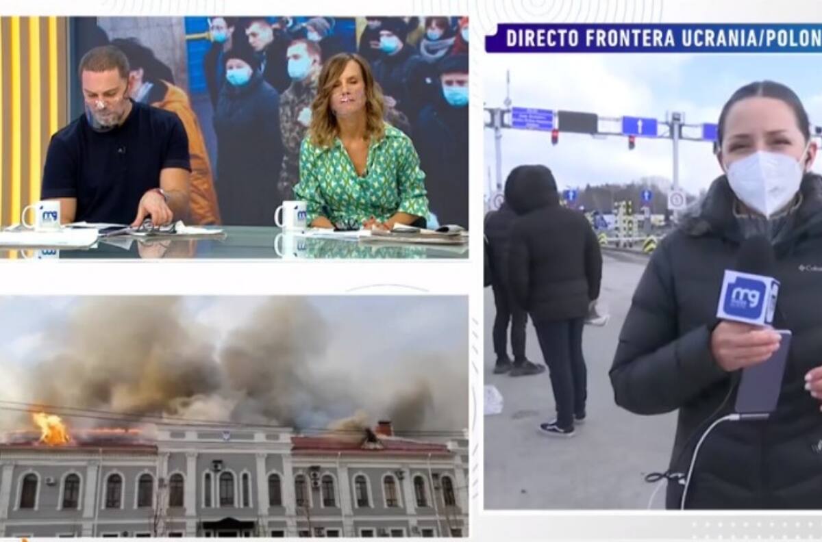 "Perdón, no lo puedo evitar": Andrea Arístegui se quebró hasta las lágrimas en vivo en "Mucho Gusto" por el conflicto entre Rusia y Ucrania