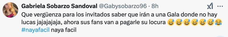 La infuencer se llenó de críticas.