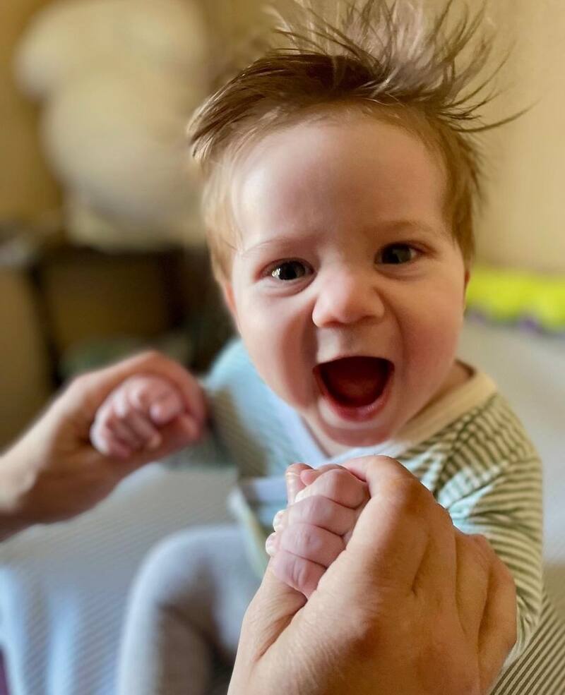 Presentó a su bebé por primera vez / Instagram