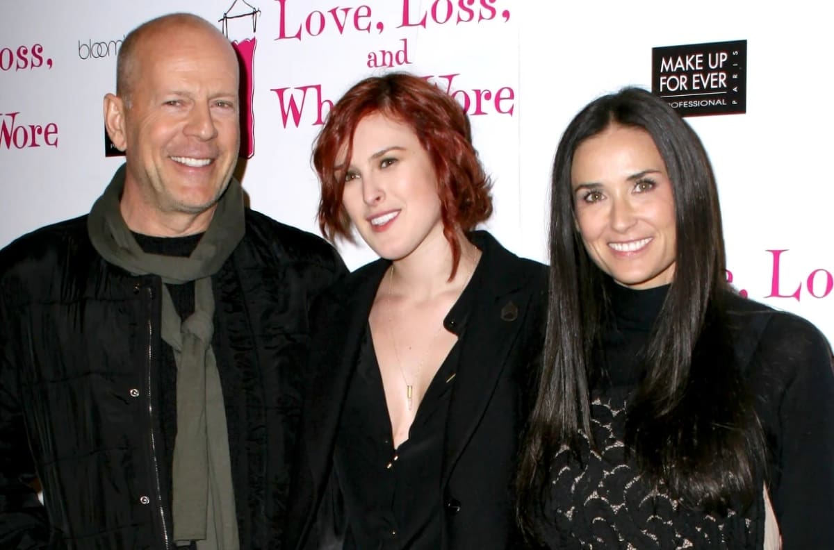 Se agranda la familia: Demi Moore y Bruce Willis serán abuelos