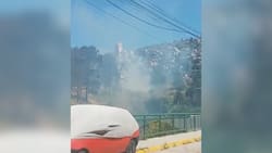 Incendio forestal afecta a sector de Cerro Alegre en Valparaíso