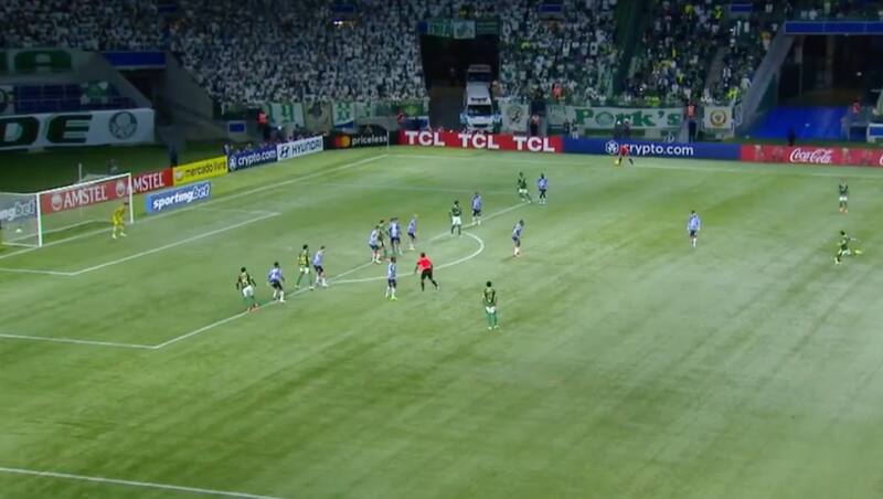 El golazo a lo Roberto Carlos del Richard Ríos para el Palmeiras.