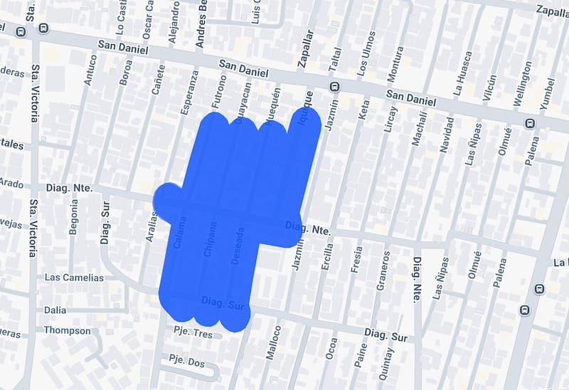 Conoce las calles afectadas este martes. Foto: Enel.