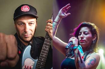 Tom Morello y Ana Tijoux publicaron fotografía de cuando visitaron la tumba de Víctor Jara