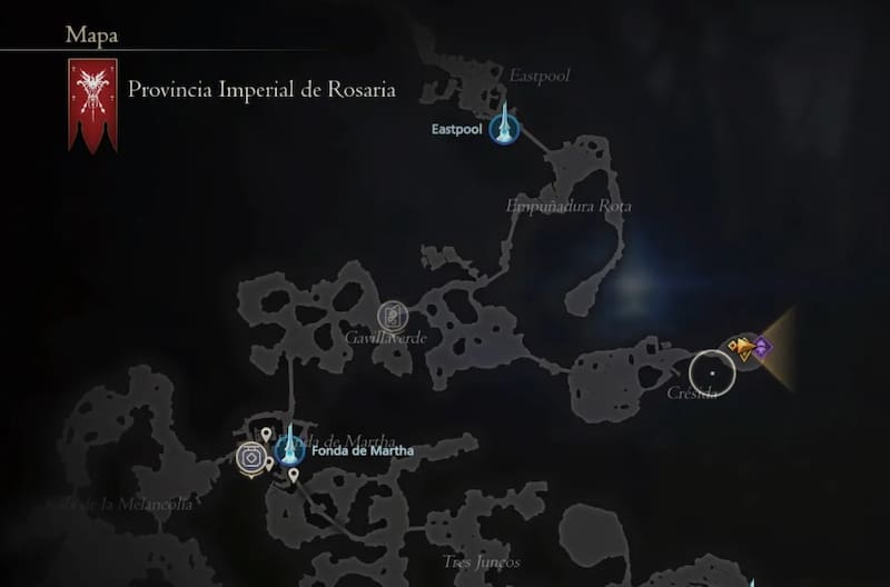 Ubicación Atlas. Créditos: Square Enix.