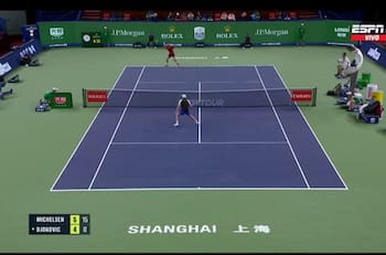 VIDEO | Los chinos quedaron locos: el tremendo punto que se mandó Novak Djokovic en el Masters de Shanghai