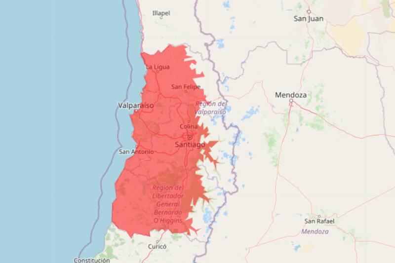 Estas son las zonas que se verán mayormente afectadas por el paso del nuevo sistema frontal en las próximas horas.