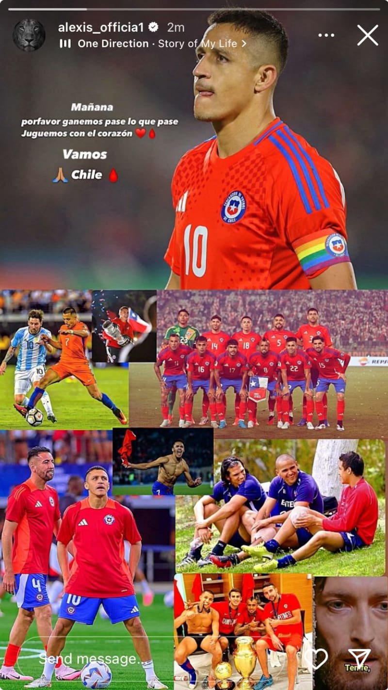 Alexis Sánchez y su sentido mensaje a la Selección Chilena