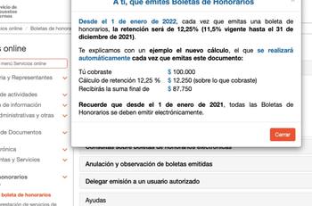 Boletas de honorarios 2022: revisa en cuánto aumentó la retención de impuestos