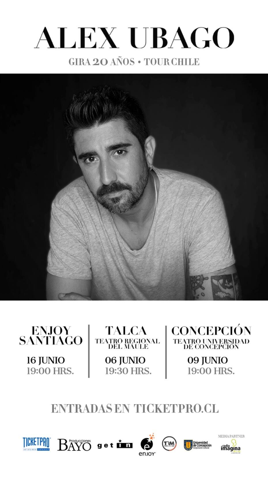 y los detalles de sus 3 nuevos conciertos en Chile