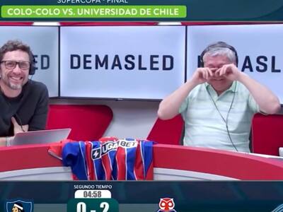 VIDEO | Resignado: así reaccionó Pato Yáñez tras el tercer gol de la U en la Supercopa