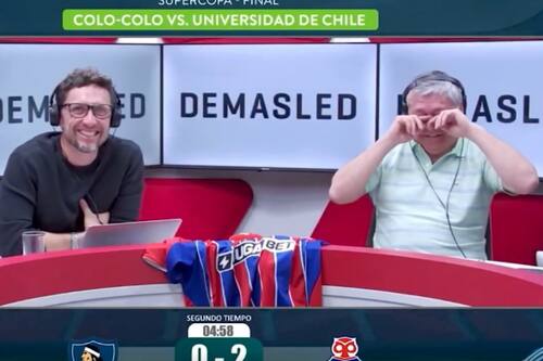 VIDEO | Resignado: así reaccionó Pato Yáñez tras el tercer gol de la U en la Supercopa