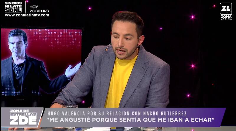 Hugo Valencia hablando de las polémicas actitudes que Nacho Gutiérrez habría cometido.