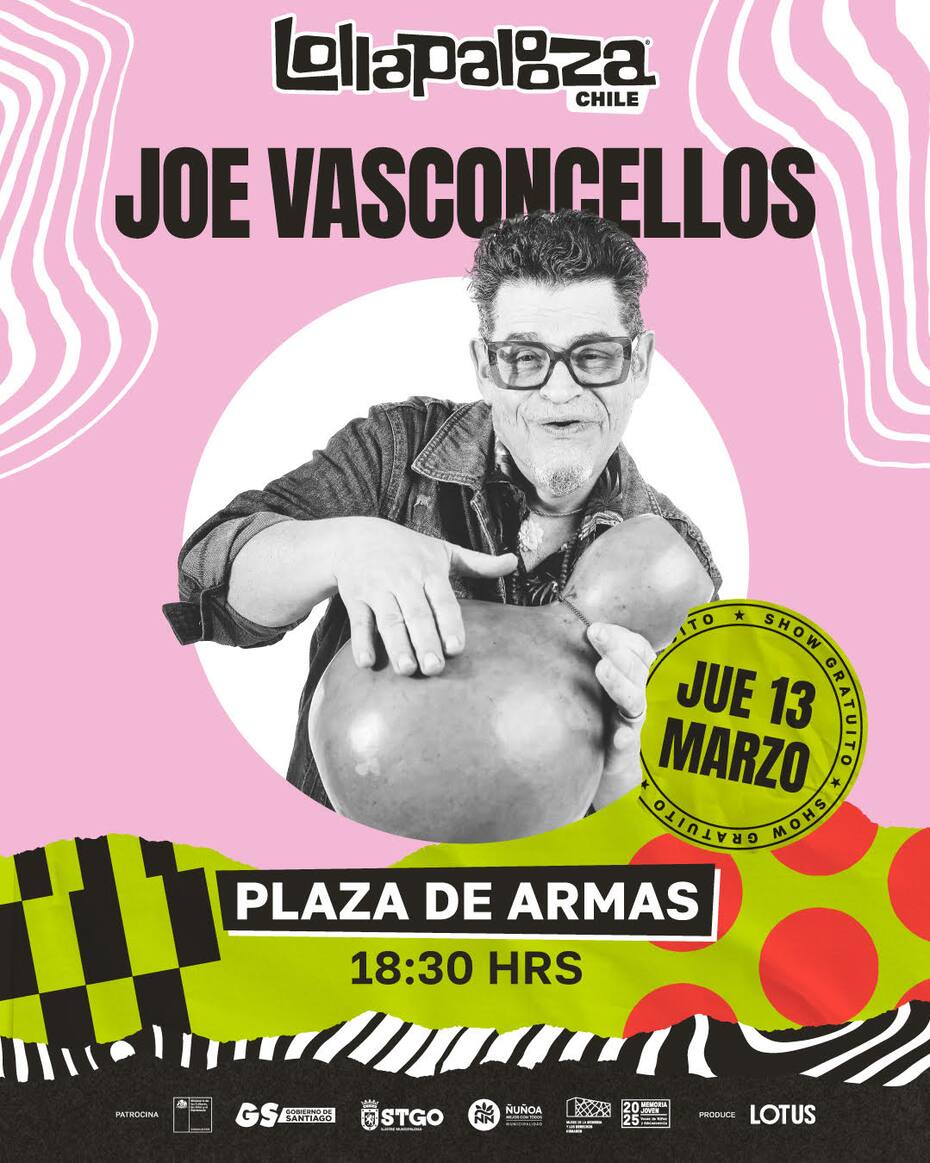 El artista ofrecerá show gratis en Santiago.