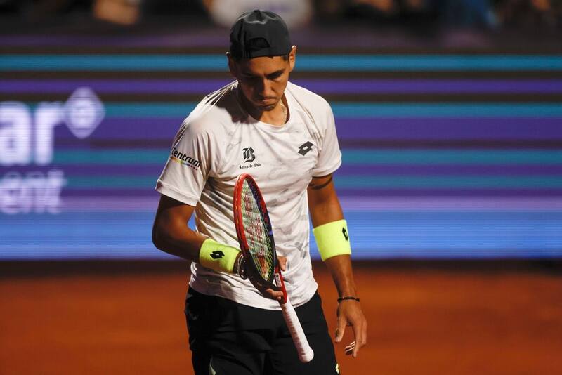 no pudo con Casper Ruud en Montecarlo. Foto: Aton.