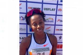 Berdine Castillo se atrevió con los 1.500 metros: “Lo corro una vez al año, pero feliz con mi marca”