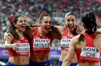 Así son Las Pumas: el equipo de relevo femenino de 4x100 que quiere seguir haciendo historia en el atletismo chileno
