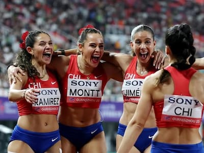 Así son Las Pumas: el equipo de relevo femenino de 4x100 que quiere seguir haciendo historia en el atletismo chileno