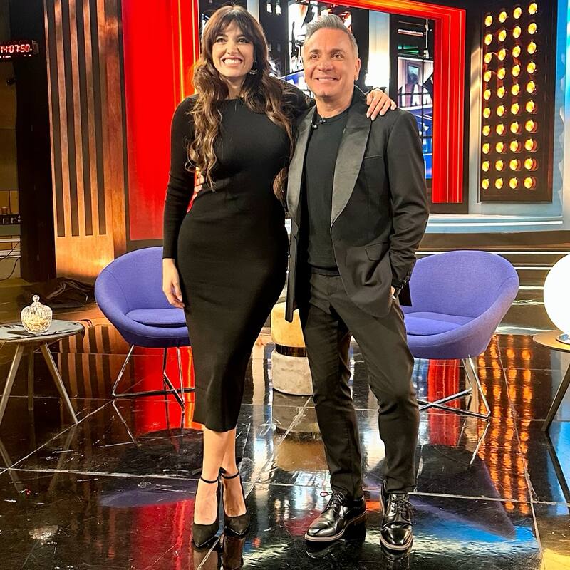 Yamila Reyna y Lucho Jara en su nuevo porgrama de TV+