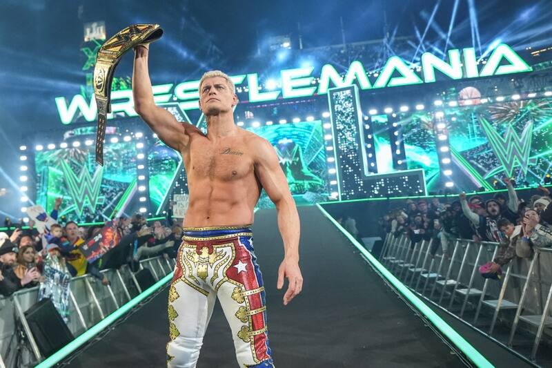 Cody Rhodes se coronó campeón en WrestleMania y defenderá su título ante el Campeón de Estados Unidos (Foto: WWE)