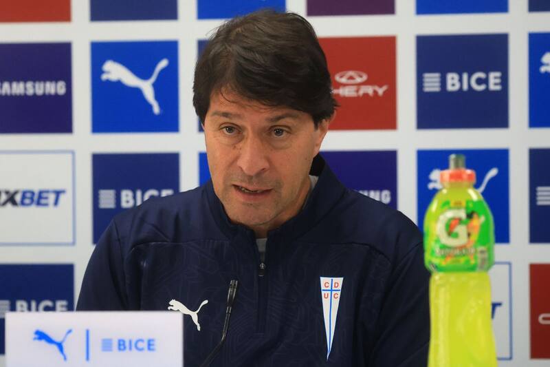 Daniel Garnero en su presentación con la UC