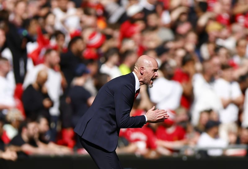 Ten Hag en el Manchester United.