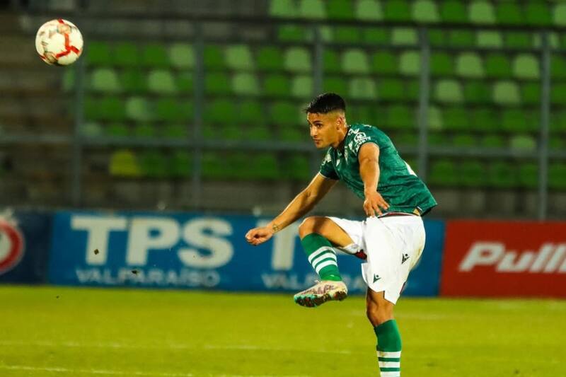 Brayan Garrido en su paso por Santiago Wanderers.