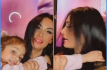 “Me enferma, cómo voy a estar trabajando con la niña encima”: La reacción de Pamela Díaz ante la irrupción de su hija, Pascuala, en su transmisión en vivo