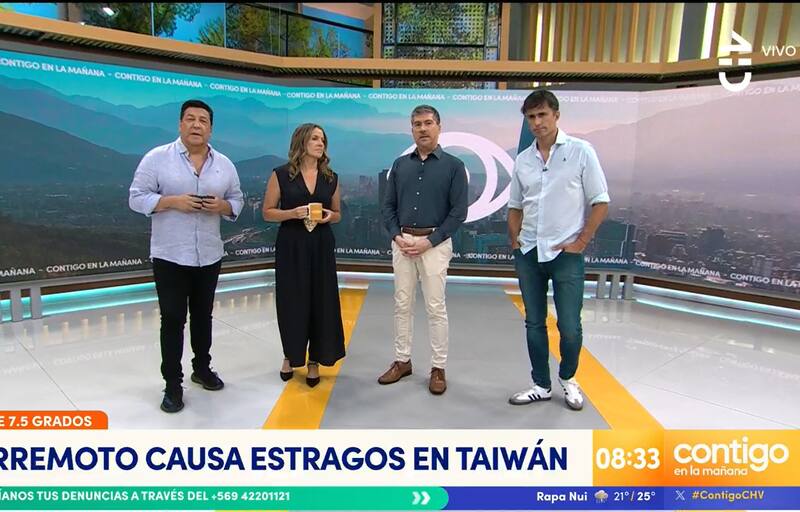 El inesperado chascarro que sorprendió a todos en el matinal de CHV