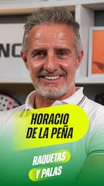 Horacio de la Peña en Raquetas y Palas