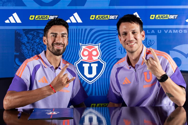 Juan Martín Lucero, nuevo refuerzo de los azules. Foto: Prensa UCH.