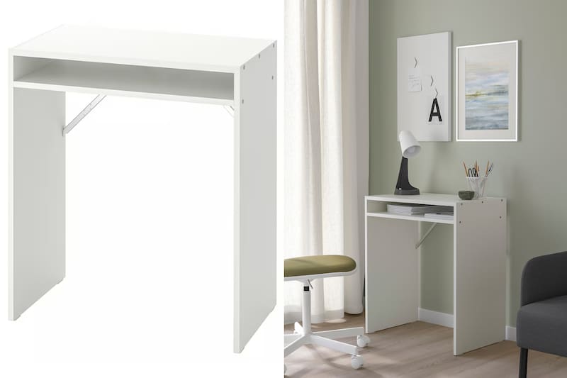 Es ideal para las habitaciones pequeñas en donde debe haber un espacio de estudio o trabajo.