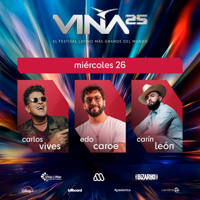 El colombiano vuelve a la Quinta Vergara, donde compartirá escenario con el humorista nacional Edo Caroe y el músico mexicano Carín León. Créditos: Facebook.