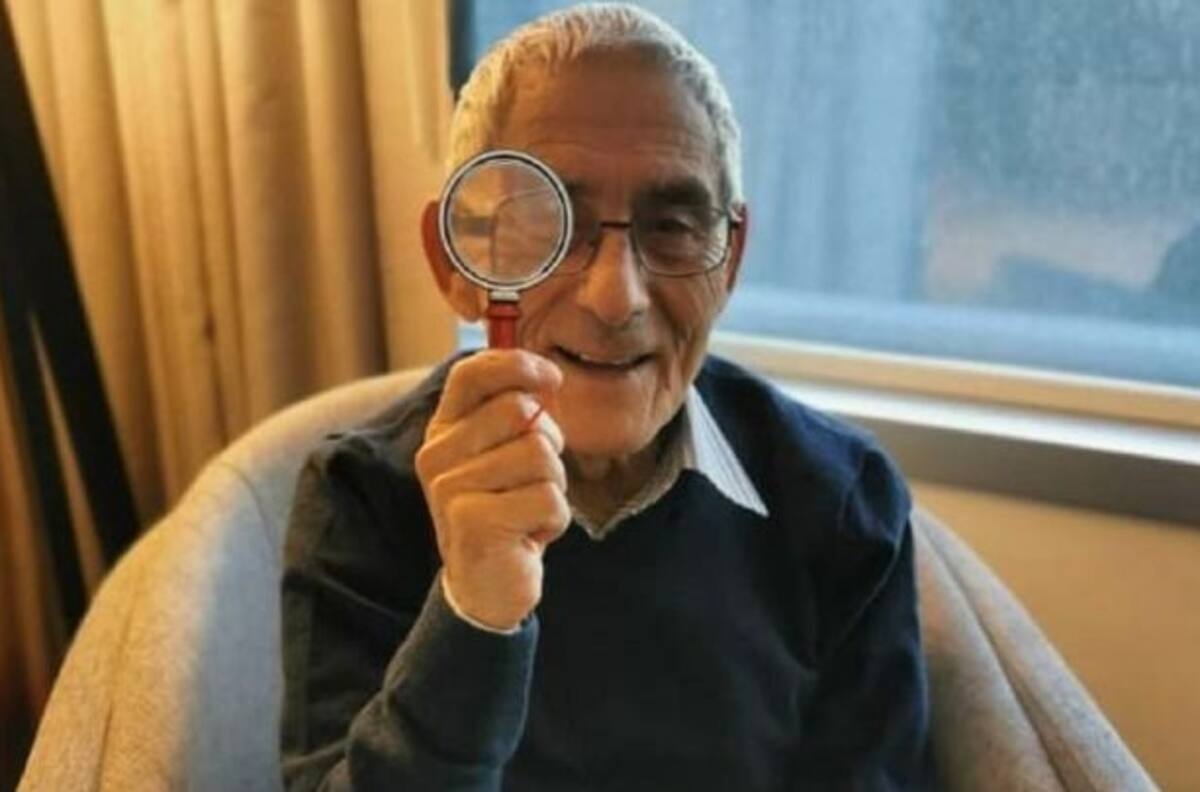 Clásico y elegante: Don Sergio Chamy, "El agente topo", deslumbra con su look en la gala de los Premios Oscar 2021