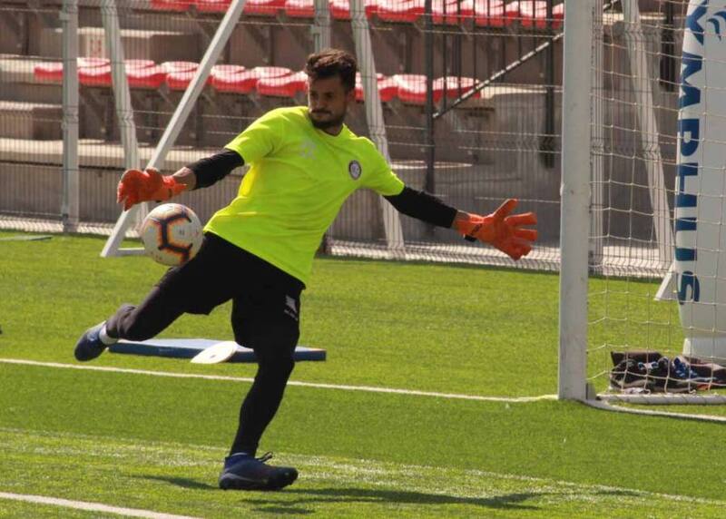 Alexis Martín Arías entrenando con Unión La Calera