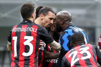 Sanción para Zlatan Ibrahimovic y Lukaku después de su mediática pelea en la Coppa Italia