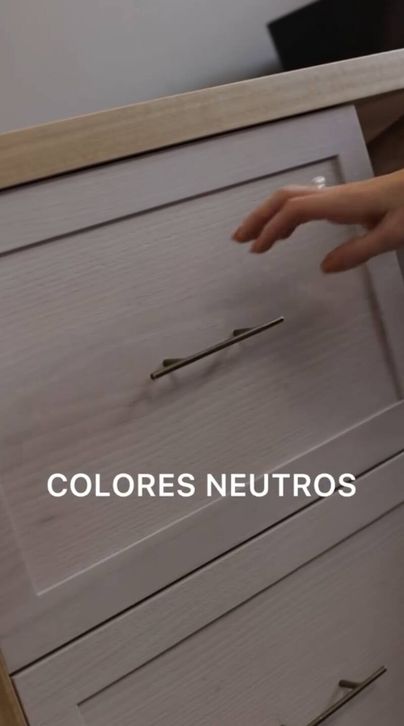 Kika Silva explicó que compró muebles de colores neutros.