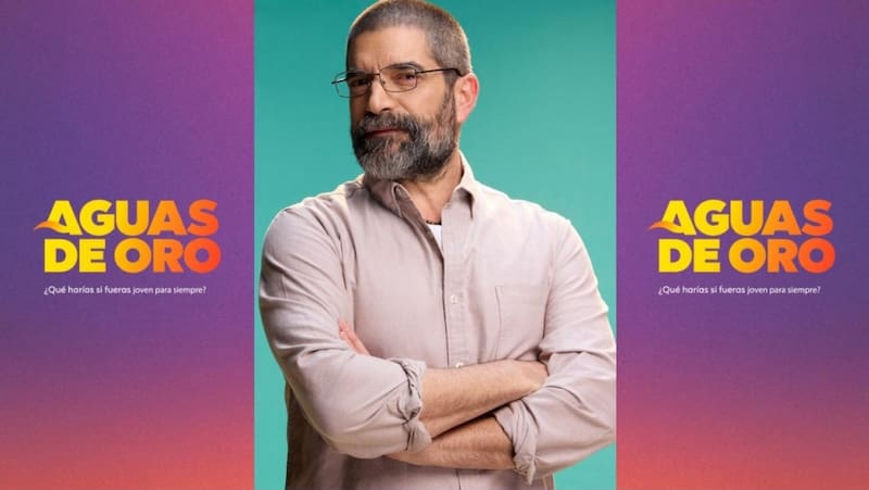 es parte del elenco de Aguas de Oro.