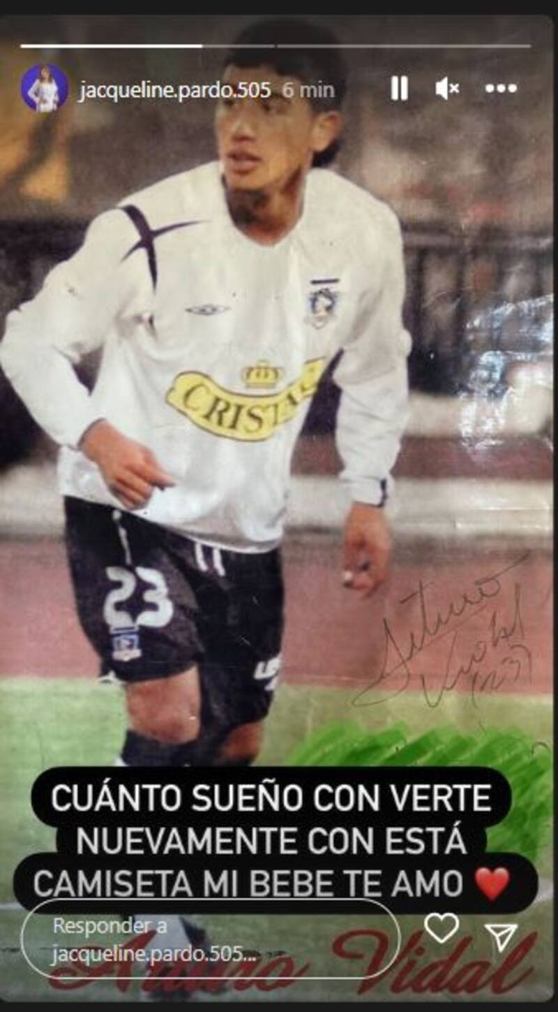 Captura de la historia de Instagram de Jacqueline Pardo.