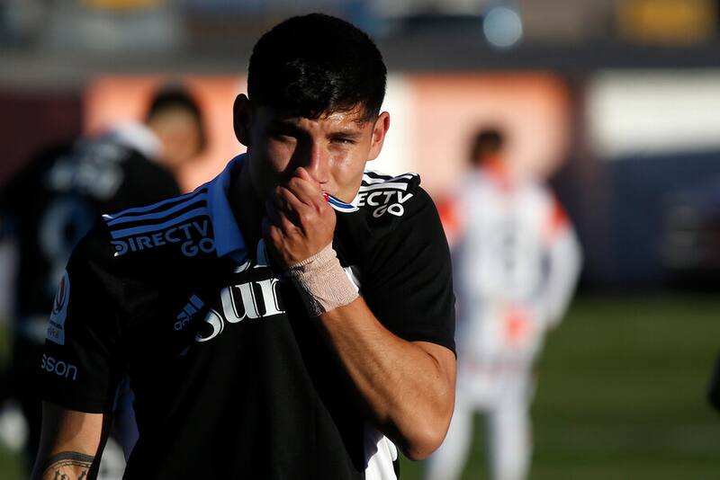 Alexander Oroz convirtió dos goles en partido amistoso entre Colo Colo y Lautaro de Buin. Foto: Aton.