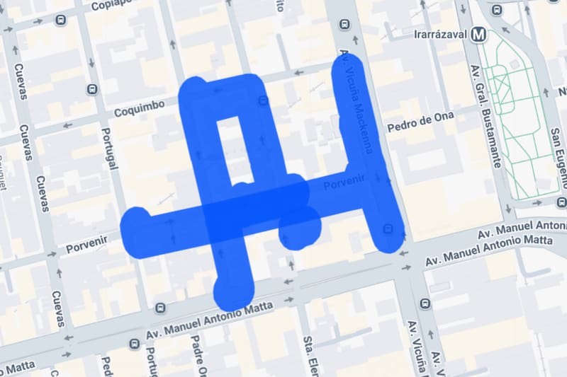 En este sector de la comuna, el corte de luz durará seis horas este domingo. Créditos: Enel.