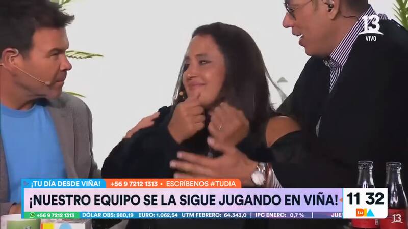 se emocionó al recibir saludo de Anitta.