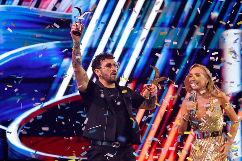 El comediante recibió la Gaviota de Oro y Plata.